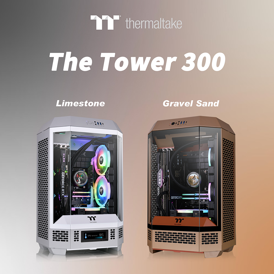 國*政様 Thermaltake Tower300 SWAFANとLCDスクリー ca-1y4-00s1wn-00_01_a.jpg